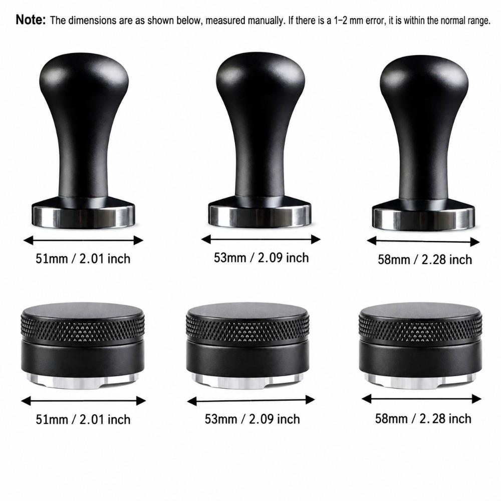 51/53/58mm Coffee Tamper 304 Stainless Steel Constant Pressure Tamper  Coffee Machine