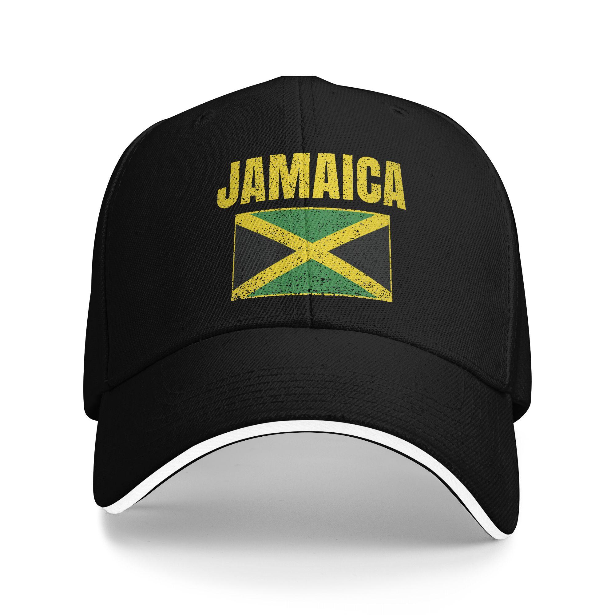 

Personalized Jamaica Flag Rasta Lion Baseball Cap Sports WoUnisex Unisexs Adjustable Jamaica Reggae Art Dad Hat Summer Snapback Caps One Size