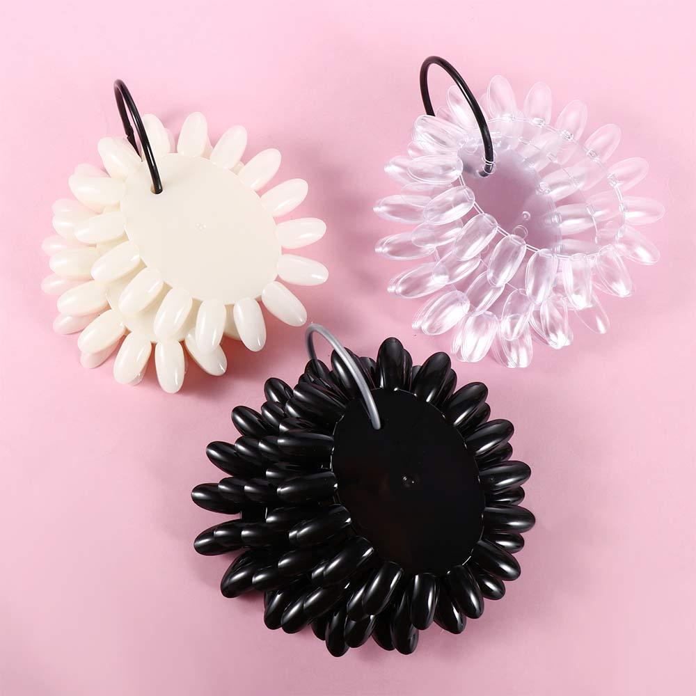 Nail Art Tips Display Wheel Nail Art Polish Color Card Nail Art Practice Display DIY Display Tool