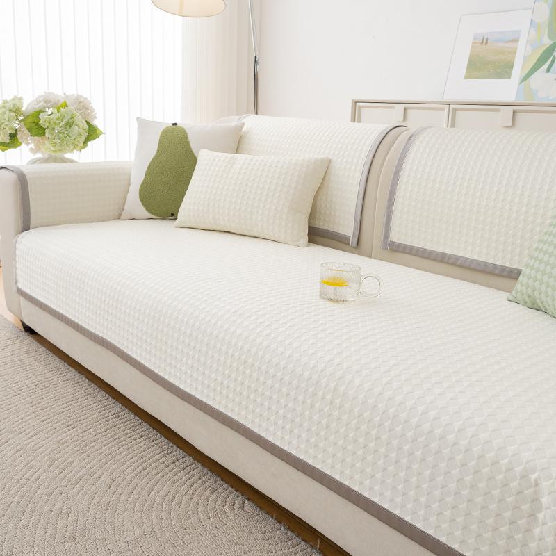 Cool Doudou Sofa Cushion Summer Non-Slip Mat Cushion New  Simple Modern Cold Leather Sofa Cover