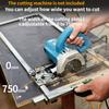Adjustable Circular Saw Guide Rail for Woodworking and Edge Locator of Electric Cutting Machine with Clamping Mechanism