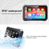 7 Zoll Motorrad Kabellos Carplay Android Auto Moto Tragbare GPS Navigation Touchscreen Display IPX7 Wasserdicht Autoradio play
