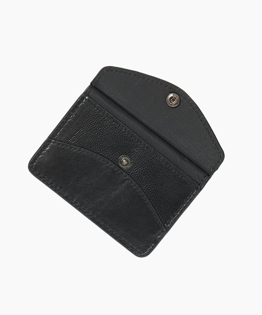 Kkeee Real Leather Concho Card Wallet [Black]