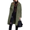 Jacket Ladies Women Long Teddy Bear Cardigan Coat Faux Fur Winter Outwear Warm