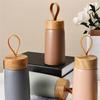 PortableThermal Cup Double Wall Travel Mug Creative Wood Grain Mini Cups Stainless Steel Vacuum Insulated Bottle