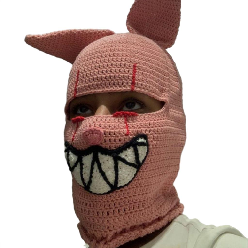 Girls Knit Beanie Hat Easter Photo Prop Cute Devil Horn Hat Costume Y2K Easter Horn Decorations Winter Knitted Hats