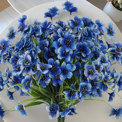 Artificial Spring Garden Flowers: Outdoor Simulation Grass and Floral Decoration