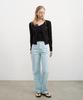 Yulago Aqua Straight Denim Pants