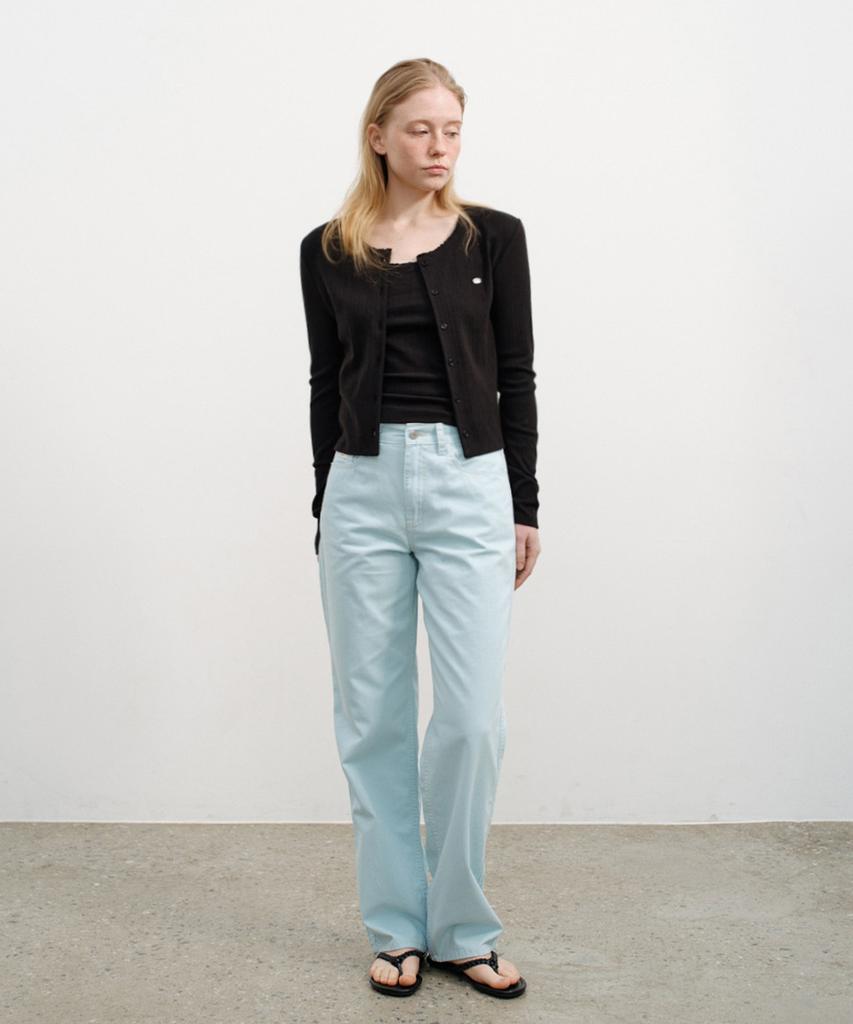 Yulago Aqua Straight Denim Pants