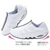 Anfamie Sport Fit Step Air Nurse Shoes with High-Rebound Insole, Boat Sole, Heel Support, Suitable for Nursing and Care, Sizes 23.5-24.0 cm, 2E, Navy