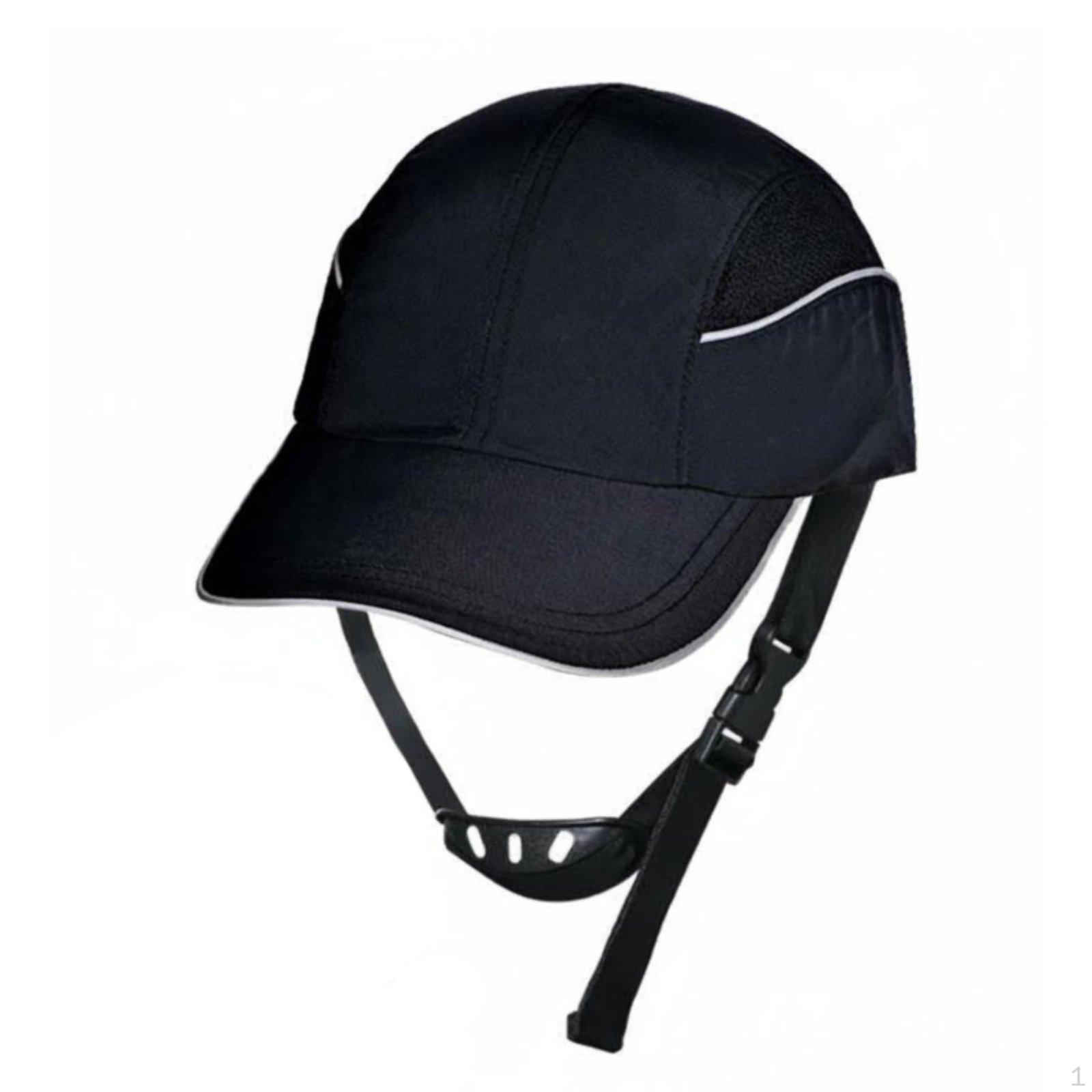 Baseball Style Workplace Cap CE EN812 Certified Adjustable Chin Strap Lightweight