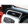 Console L&R Air Outlet Vent Cover Trim For Ford Mustang 2015- Matte Silver