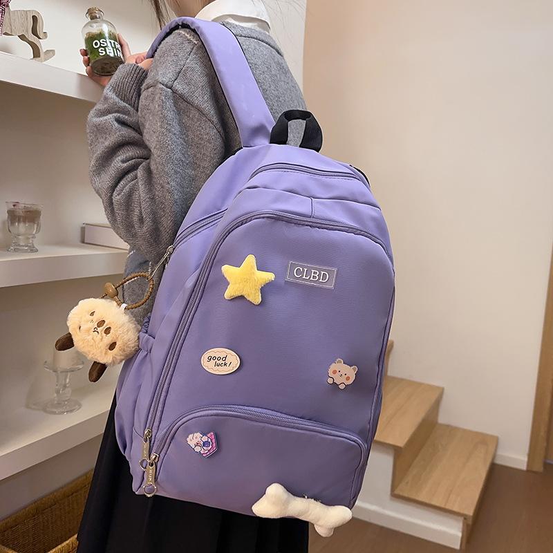 Children's Schoolbags Elementary School Students Junior High School Girls High-looking Large Capacity High School Students Backpacks