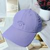 Spring and summer ins wind quick-drying peaked cap soft top casual letters thin baseball cap shading and sun protection