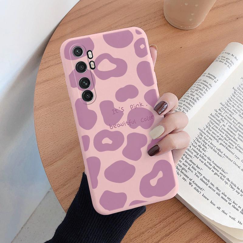 Cover For Xiaomi Note 10 Lite Phone Case Fashion Vintage Leopard Painted Shell Soft Silicone Funda For Xiaomi Note10 Lite Capa