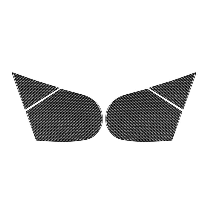 Carbon Fiber Seat Adjustment Cover Decals Accessories For Dodge Durango 2014- Car Seat Side Panel Cover Trim Carbon Fiber Pattern