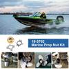 For Sierra18-3702 Marine Prop Nut Kit for Mercury Outboard Parts,Outboard Propeller Nut for Mercury Prop Nut Replace Compatible with Mercury