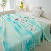 Air Condition Thin Blanket Summer Quilt Cover Cool Summer Cotton Quilt King Size Lace Free Shipping Down Blue Bedding Set Washed