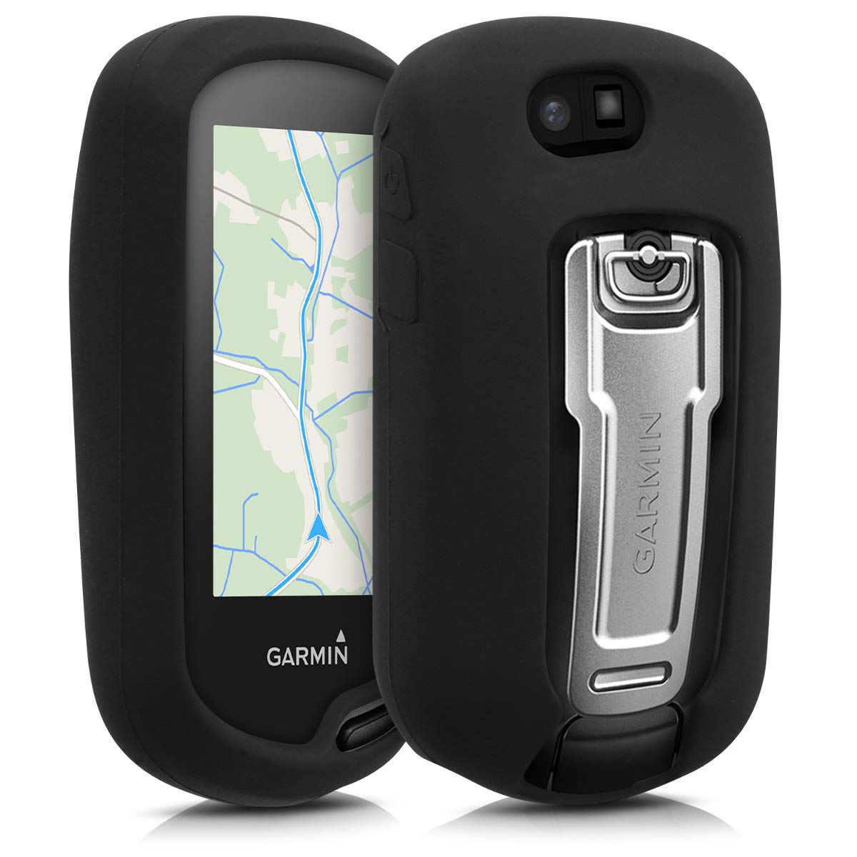

kwmobile Compatible with: Garmin Oregon 700 750t 600 650 Case - GPS Navigation Silicone Protective Case Black