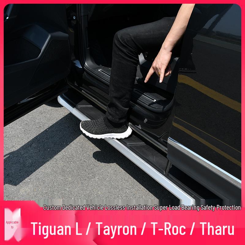 Compatible Side Steps for 2010-2024 Volkswagen Tiguan L, Tiguan, Tharu, Tayron, VS5, VS7 Models.