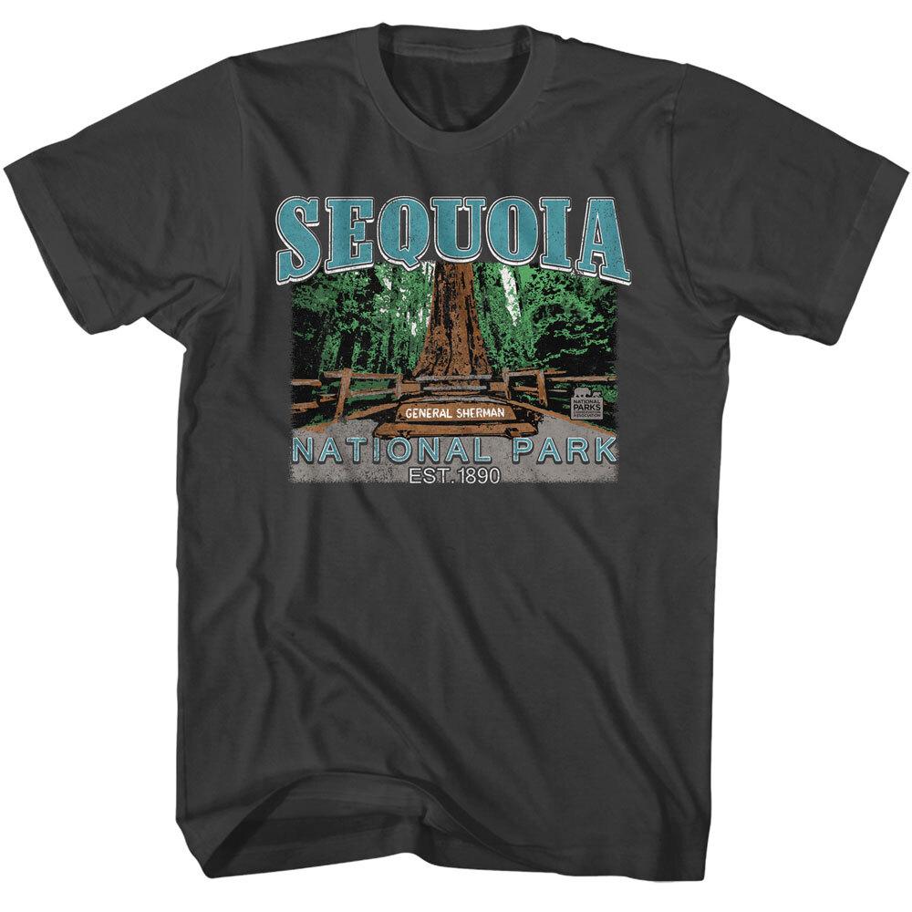 United States Sequoia National Parks Sierra Mountains Est 1890 Men T Shirt S