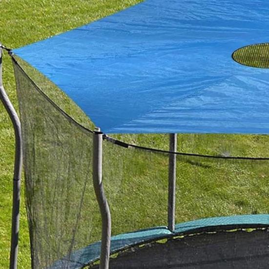 Trampoline Sunshade Canopy Cover Trampoline Sun Protection Awning Dust-Proof Tarpaulin Outdoor Trampoline Protection Tarpaulin