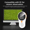 500X Portable Microscope Camera 2 MP Kids Pocket Microscope 2 Inch IPS Screen with 8 LED Light Kids Outdoor Biological Equipment
