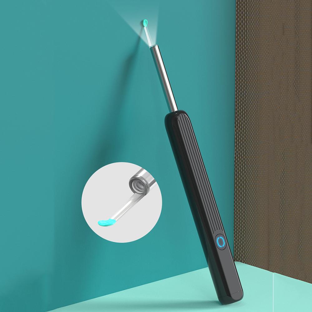 WiFi Visible Wax Elimination Spoon USB HD Load Otoscope Cleaner Removal