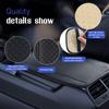 Ziciner Car Center Console Armrest Pad, 12.6X 7.2 Inch PU Leather Waterproof Auto Armrest Seat Box Cover Protector, Universal Car Interior