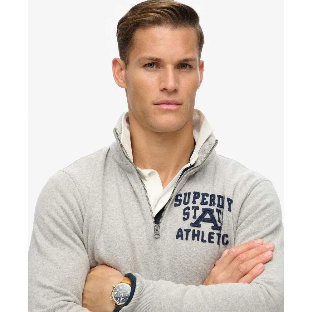 Superdry Bluza z zamkiem do połowy Vintage Athletic