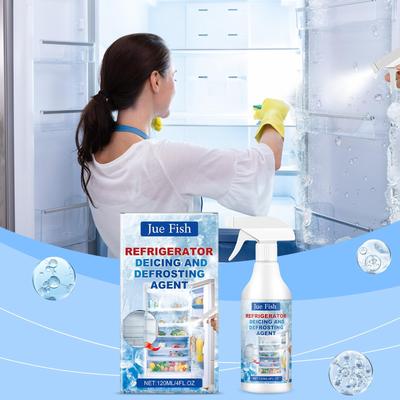 120ml Rozmrazovací prostředek do lednice Rychle rozpouští námrazu Snižuje frekvenci zamrzání Snižuje spotřebu energie