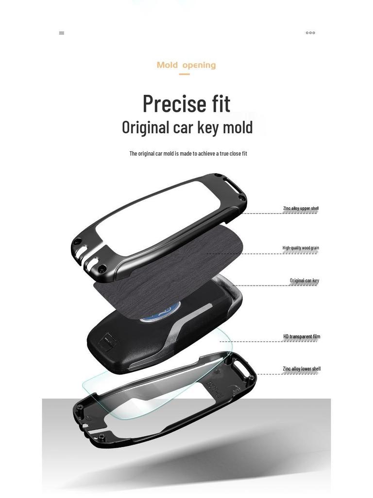 2023 Ford Explorer Mondeo Escape Edge Focus Key Case Shell Buckle Bag for Men