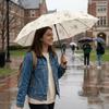 UV Protection Dual-Use Umbrella Automatic Folding Umbrella Lightweight Travel Rain Umbrella  Beach