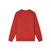 FILA Logo Print Crew Neck Pullover Knit Sweatshirt Men sweatshirt Legendary-Red F11M341207F-RD