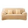 HomeFirst Sofa Cover, 3-Seater, with Armrests, Solid Color, Elastic Vertically and Horizontally, Stretchable Fit, Non-Slip, Scratch-Resistant, Dust-Re