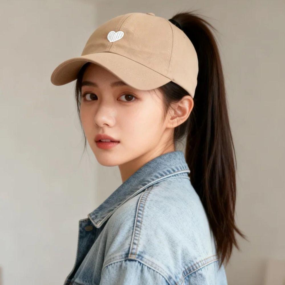 Sweet Summer Baseball Cap Love Heart Peaked Caps Fashion Sun Hat  Women Girls
