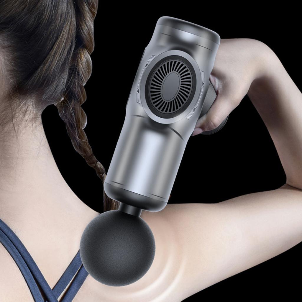 1500mAh 8 Massage Heads 99 Modes Percussion Vibration Massager Handheld Deep Tissue Body Muscle