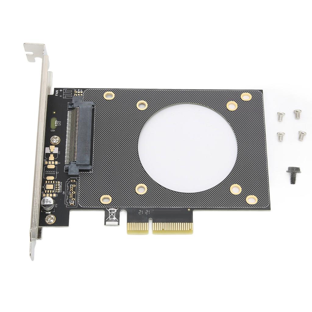 SSD Expansion Card PCIe X4 To NVME Riser Card Hollow Design Good Heat Dissipation for OS X for Win