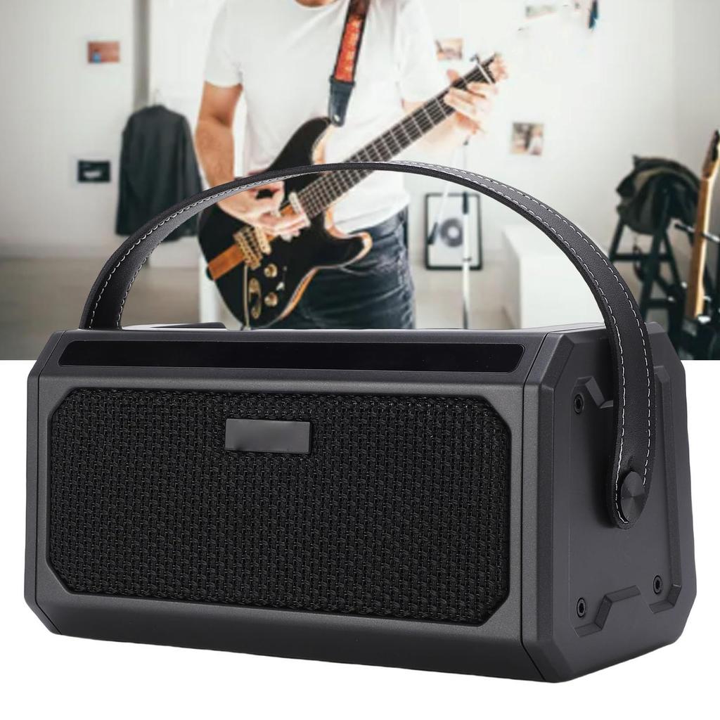 Luocute 10W Portable Electric Guitar Amplifier with Full Analog 2 Tone Bluetooth Rechargeable with Home Headphone Jack and AUX Input High-Clarity