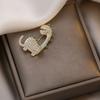 Cute Crystal Exquisite Dinosaur Brooches Pins For Women Kids Sweet Animal Jewelry Bag Clothing Brooch Pin Accessories Gift