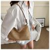 Woven Straw Tote Bag for Women Summer Beach Handbag with Zipper Closure KTB