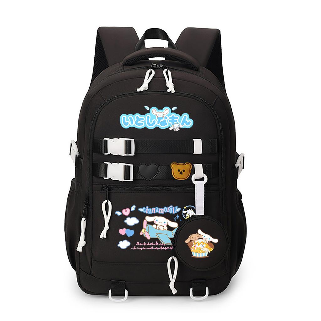 Big-Eared Puppy Cute Cartoon Printed Backpack College Style Primary And Secondary School Students Large-Capacity Schoolbag