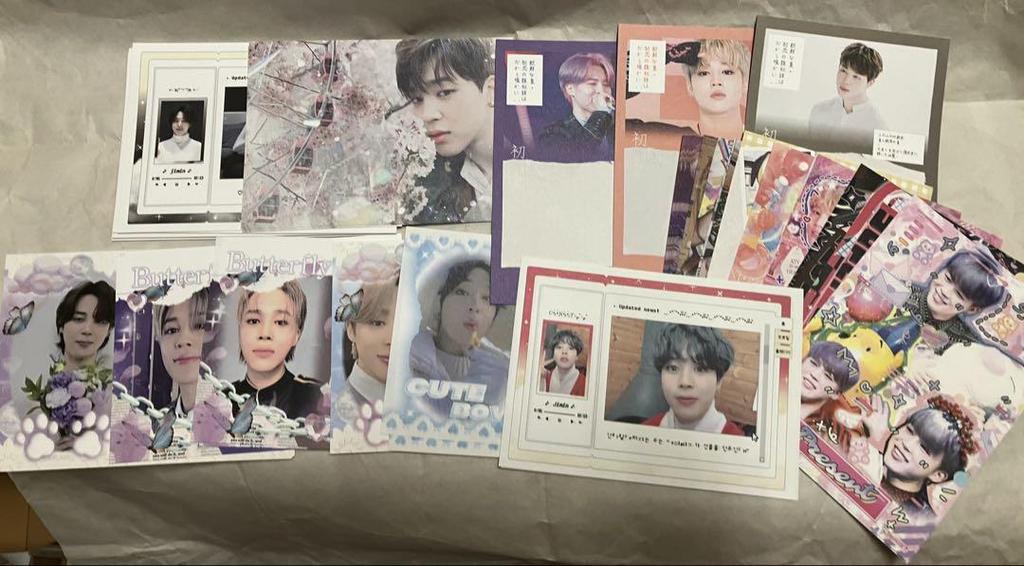 [USED] BTS Memo Pad, Korean Maker, Jimin Unit, All, Approximately 450 Sheets