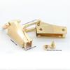 Bag Side Clip Buckle 1 Pair Metal D Ring Leather Strap Connector for Canvas Tote Handbag Hardware Accessories