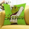 Cartoon S-Shrek Movie Various Sizes Square Pillow Case For Car Home Bedchamber Decor
