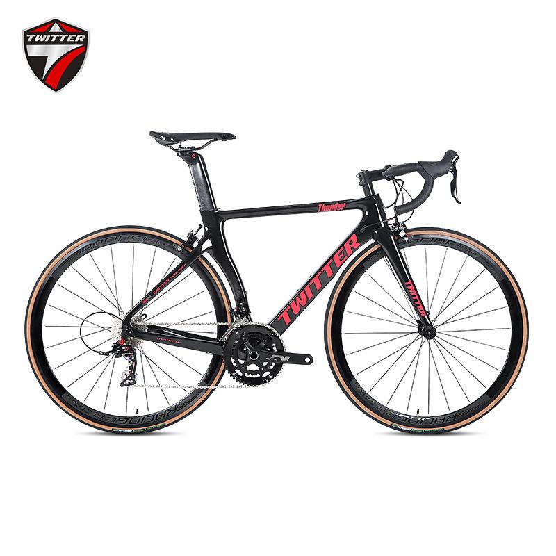 Buy Twitter Thunder 700C Carbon Fiber Road Bike, RS22 Speed, C