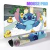Cute Stitch Aesthetics Anime Mouse Pads XXL Computer Keyboard Carpet Gaming Offices Accessories Non-slip Mat Lockedge Rubber Pad