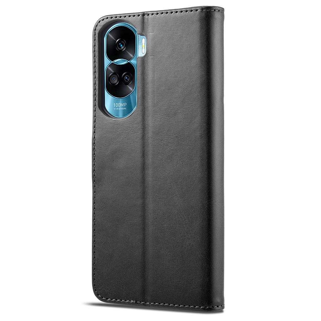 LC.IMEEKE For Honor 90 Lite 5G/X50i 5G Leather Case Calf Texture Stand Phone Cover