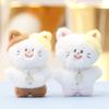 Toy Plush Cat Keychain Pendant With Pp Cotton Filling For Kids Gift Bag Decor