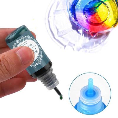 10ml Harzpigmente Ölbasis Macaronfarben DIY Kristall AB Tropfer Kleber UV Tropfer Klebstoff Universelles Farbmittel